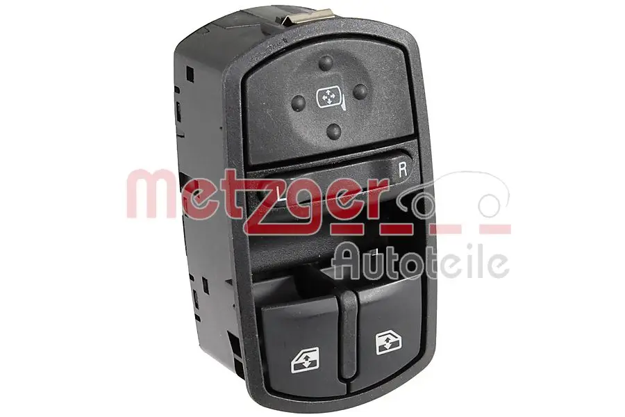 Schalter, Fensterheber fahrerseitig vorne METZGER AUTOTEILE 0916984