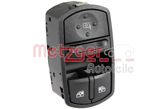 Schalter, Fensterheber fahrerseitig vorne METZGER AUTOTEILE 0916984 Bild Schalter, Fensterheber fahrerseitig vorne METZGER AUTOTEILE 0916984