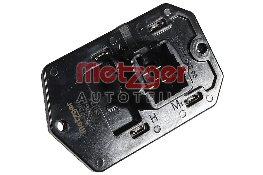 Widerstand, Innenraumgebläse 12 V METZGER AUTOTEILE 0917855