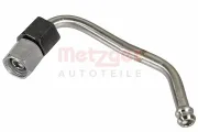 Hochdruckleitung, Einspritzanlage Hochdruckpumpe zum Kraftstoffverteiler METZGER AUTOTEILE 0921002