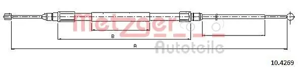 Seilzug, Feststellbremse METZGER 10.4269