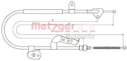 Seilzug, Feststellbremse METZGER 10.4510