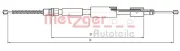 Seilzug, Feststellbremse hinten links METZGER AUTOTEILE 10.4574