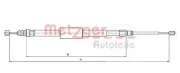 Seilzug, Feststellbremse hinten links hinten rechts METZGER 10.6687