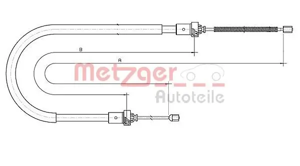 Seilzug, Feststellbremse METZGER 10.6892