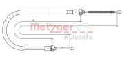 Seilzug, Feststellbremse hinten links hinten rechts METZGER AUTOTEILE 10.6893