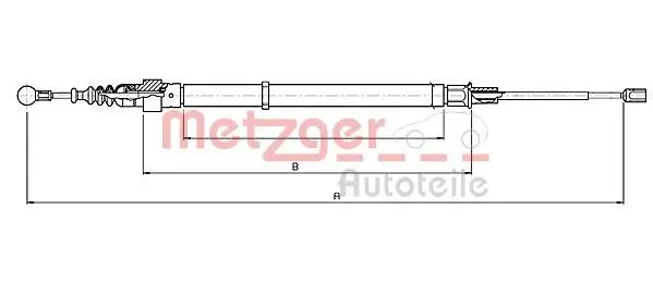 Seilzug, Feststellbremse METZGER 10.7139