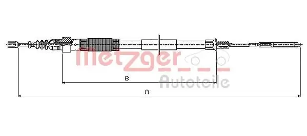 Seilzug, Feststellbremse METZGER 10.7408