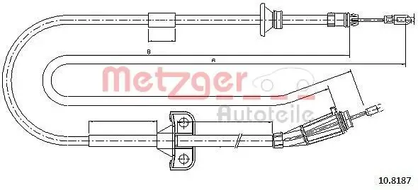 Seilzug, Feststellbremse METZGER 10.8187