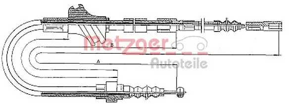 Seilzug, Feststellbremse METZGER 10.4094