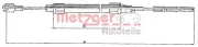 Seilzug, Feststellbremse hinten links hinten rechts METZGER 10.4131