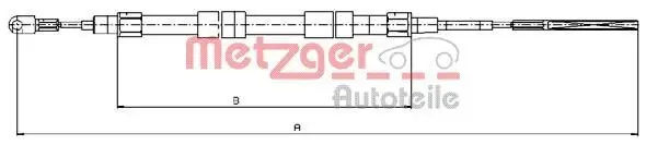 Seilzug, Feststellbremse METZGER 10.4156