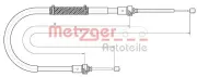 Seilzug, Feststellbremse hinten links hinten rechts METZGER AUTOTEILE 10.6895