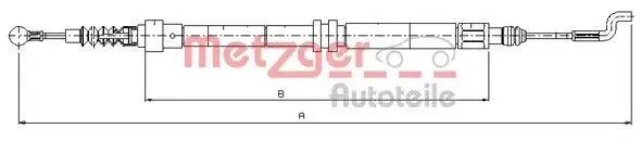 Seilzug, Feststellbremse METZGER 10.7393