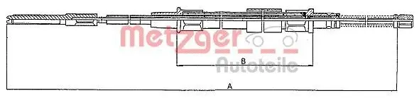 Seilzug, Feststellbremse METZGER 10.7402