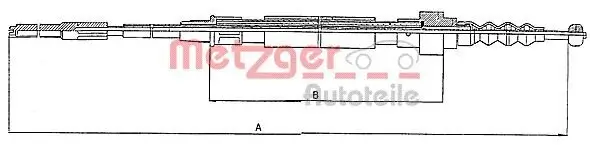 Seilzug, Feststellbremse METZGER 10.7403