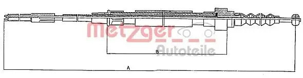 Seilzug, Feststellbremse METZGER 10.742