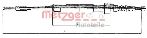 Seilzug, Feststellbremse METZGER 10.7471