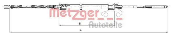 Seilzug, Feststellbremse METZGER 10.7493