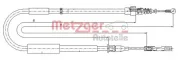 Seilzug, Feststellbremse hinten links METZGER 10.7514