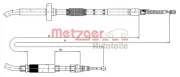 Seilzug, Feststellbremse hinten links hinten rechts METZGER 10.7531