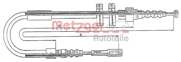 Seilzug, Feststellbremse METZGER 10.7582