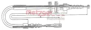 Seilzug, Feststellbremse hinten rechts METZGER 10.7582