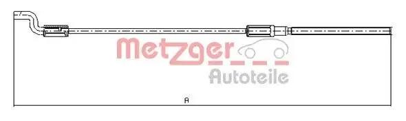 Seilzug, Feststellbremse METZGER 10.7621