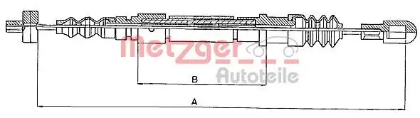 Seilzug, Feststellbremse METZGER 10.824