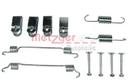 Zubehörsatz, Feststellbremsbacken Hinterachse METZGER AUTOTEILE 105-0019