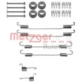 Zubehörsatz, Bremsbacken Hinterachse METZGER 105-0021