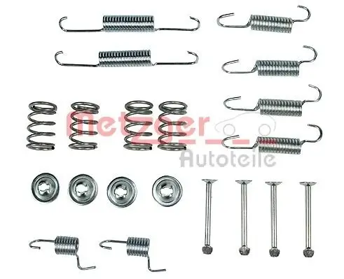 Zubehörsatz, Feststellbremsbacken Hinterachse METZGER AUTOTEILE 105-0025