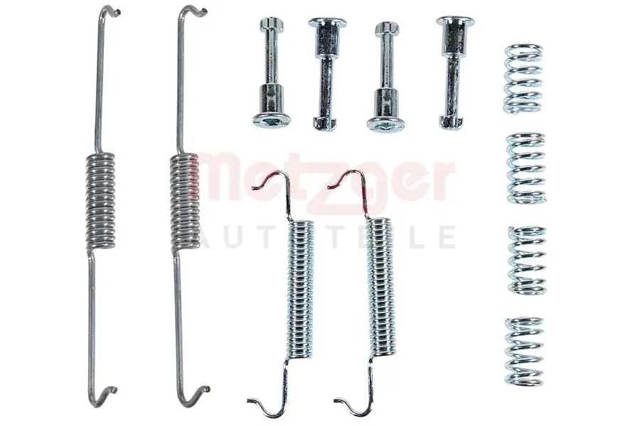 Zubehörsatz, Feststellbremsbacken Hinterachse METZGER AUTOTEILE 105-0041