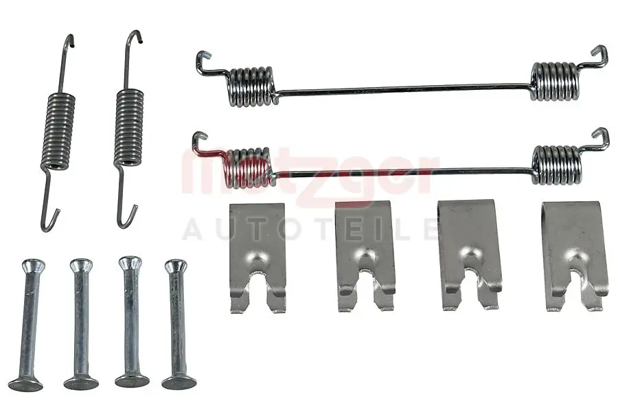 Zubehörsatz, Bremsbacken Hinterachse METZGER AUTOTEILE 105-0042