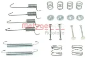 Zubehörsatz, Feststellbremsbacken Hinterachse METZGER AUTOTEILE 105-0046