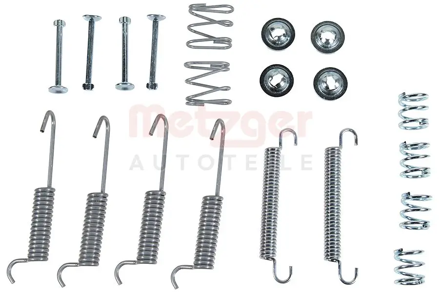 Zubehörsatz, Feststellbremsbacken Hinterachse METZGER AUTOTEILE 105-0047