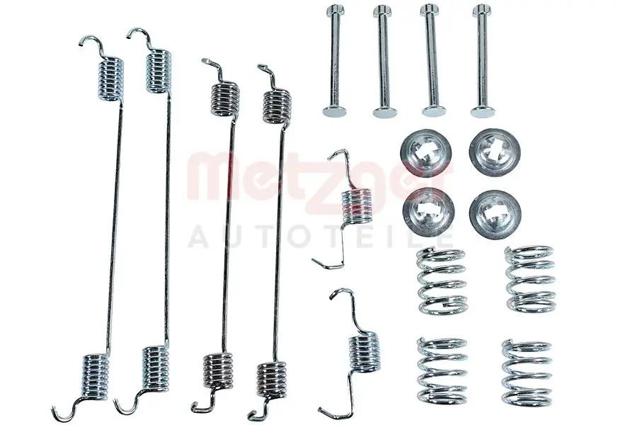 Zubehörsatz, Bremsbacken Hinterachse METZGER AUTOTEILE 105-0058