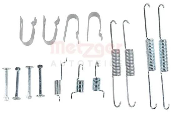 Zubehörsatz, Bremsbacken Hinterachse METZGER AUTOTEILE 105-0811 Bild Zubehörsatz, Bremsbacken Hinterachse METZGER AUTOTEILE 105-0811