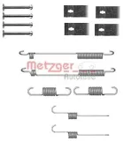 Zubehörsatz, Bremsbacken Hinterachse METZGER 105-0846