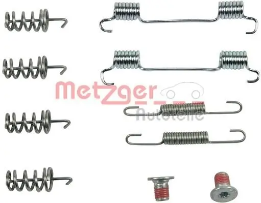 Zubehörsatz, Feststellbremsbacken Hinterachse METZGER 105-0874