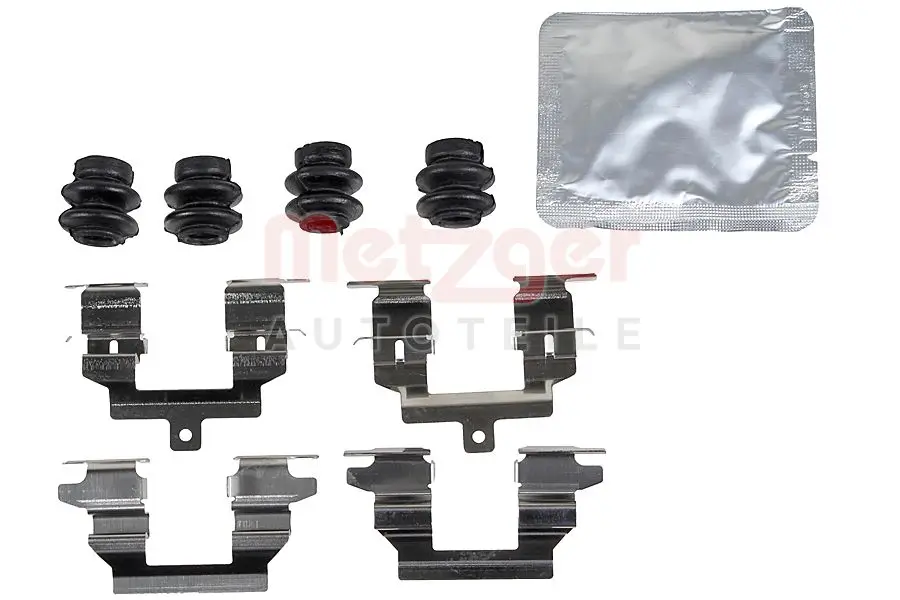 Zubehörsatz, Scheibenbremsbelag Hinterachse METZGER AUTOTEILE 109-0026