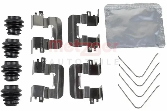 Zubehörsatz, Scheibenbremsbelag Hinterachse METZGER AUTOTEILE 109-0033 Bild Zubehörsatz, Scheibenbremsbelag Hinterachse METZGER AUTOTEILE 109-0033