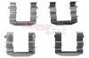 Zubehörsatz, Scheibenbremsbelag Vorderachse METZGER AUTOTEILE 109-0037