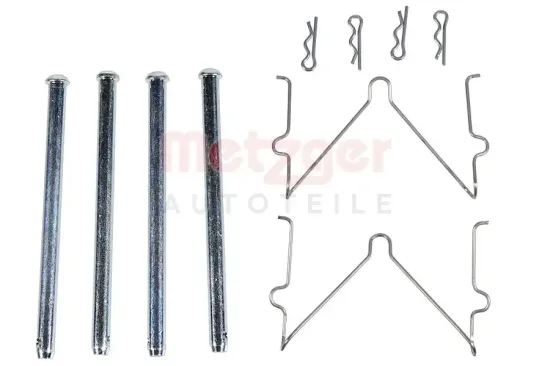 Zubehörsatz, Scheibenbremsbelag Vorderachse METZGER AUTOTEILE 109-0040 Bild Zubehörsatz, Scheibenbremsbelag Vorderachse METZGER AUTOTEILE 109-0040
