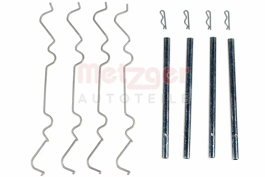 Zubehörsatz, Scheibenbremsbelag Vorderachse METZGER AUTOTEILE 109-0069