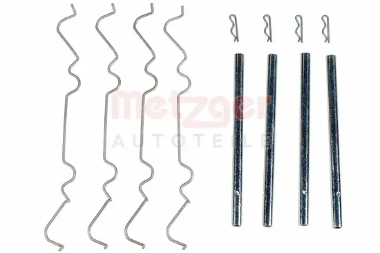 Zubehörsatz, Scheibenbremsbelag Vorderachse METZGER AUTOTEILE 109-0069 Bild Zubehörsatz, Scheibenbremsbelag Vorderachse METZGER AUTOTEILE 109-0069