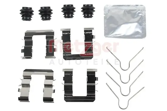 Zubehörsatz, Scheibenbremsbelag Hinterachse METZGER AUTOTEILE 109-0074 Bild Zubehörsatz, Scheibenbremsbelag Hinterachse METZGER AUTOTEILE 109-0074