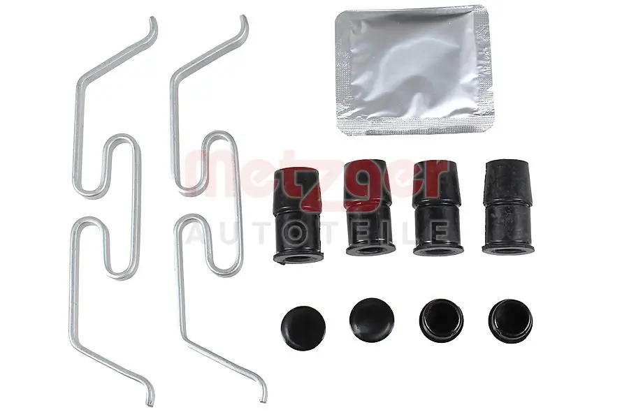 Zubehörsatz, Scheibenbremsbelag Vorderachse METZGER AUTOTEILE 109-0086