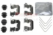 Zubehörsatz, Scheibenbremsbelag Hinterachse METZGER AUTOTEILE 109-0104