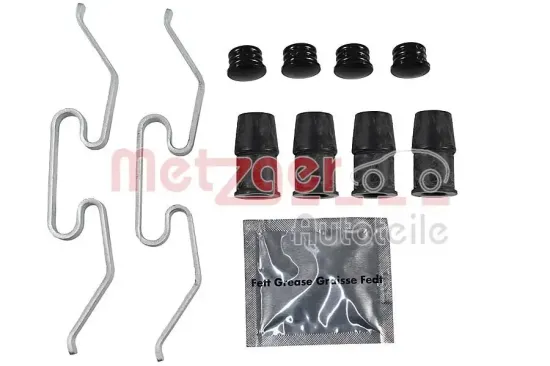 Zubehörsatz, Scheibenbremsbelag Vorderachse METZGER AUTOTEILE 109-0179 Bild Zubehörsatz, Scheibenbremsbelag Vorderachse METZGER AUTOTEILE 109-0179